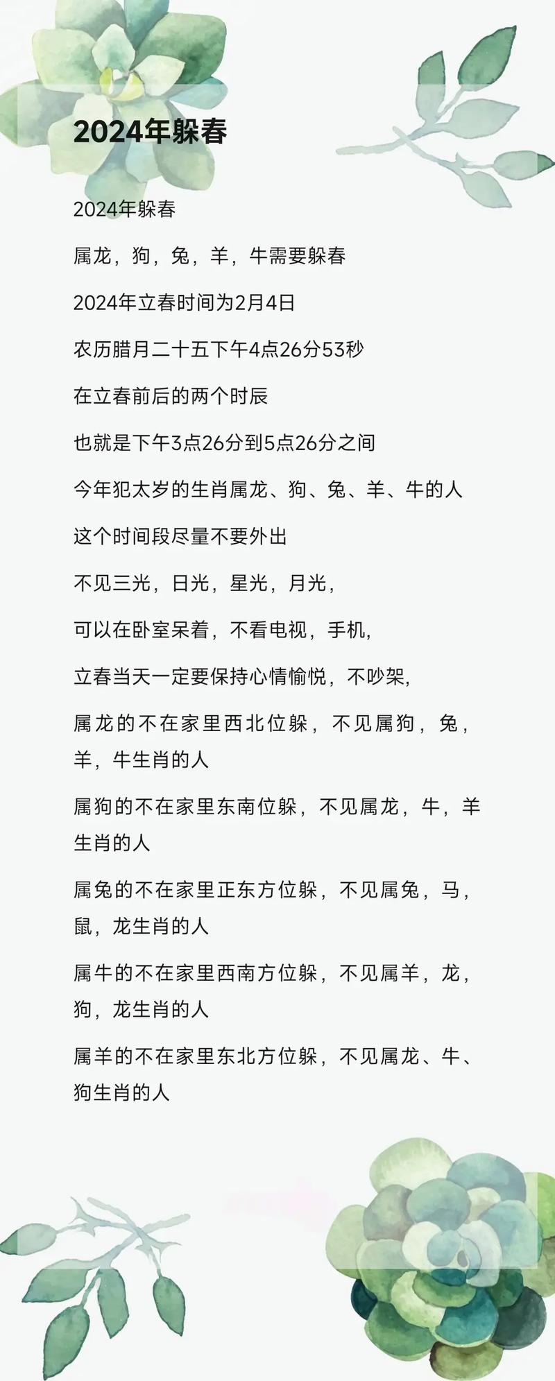 立春的生肖最佳答案,立春的生肖属于什么?