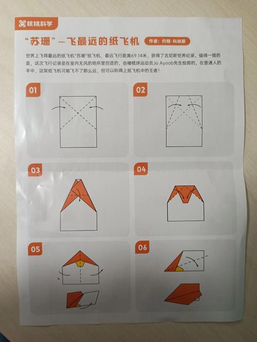 中国最厉害的纸飞机,中国最厉害的纸飞机再把那个说明书让我看看