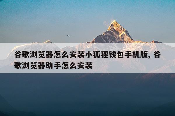 最新版小狐狸钱包App(最新版小狐狸钱包 首页同意)