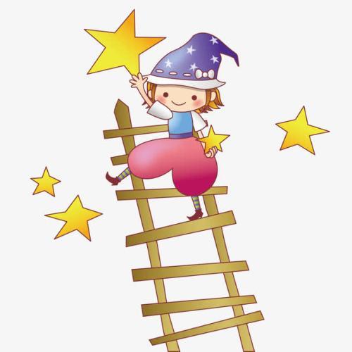 爬梯子卡通画-爬梯子卡通画图片