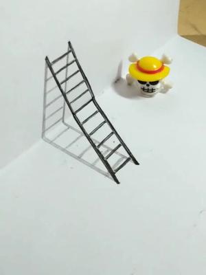 梯子怎么画立体画-梯子怎么画立体画教程