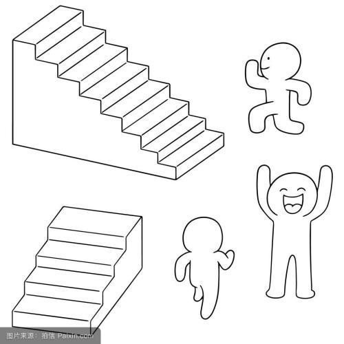 简笔画梯子-简笔画梯子的颜色