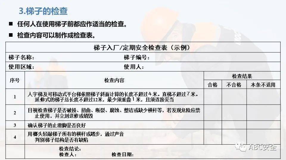 梯子的安全使用标准-梯子使用安全操作规程