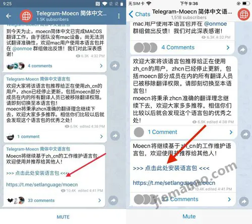 TeLegram越南语言包-纸飞机telegeram中文包