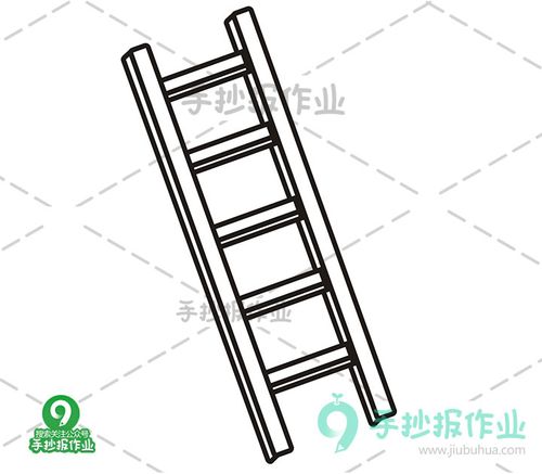 最简单的梯子怎么画-最简单的梯子怎么画好看
