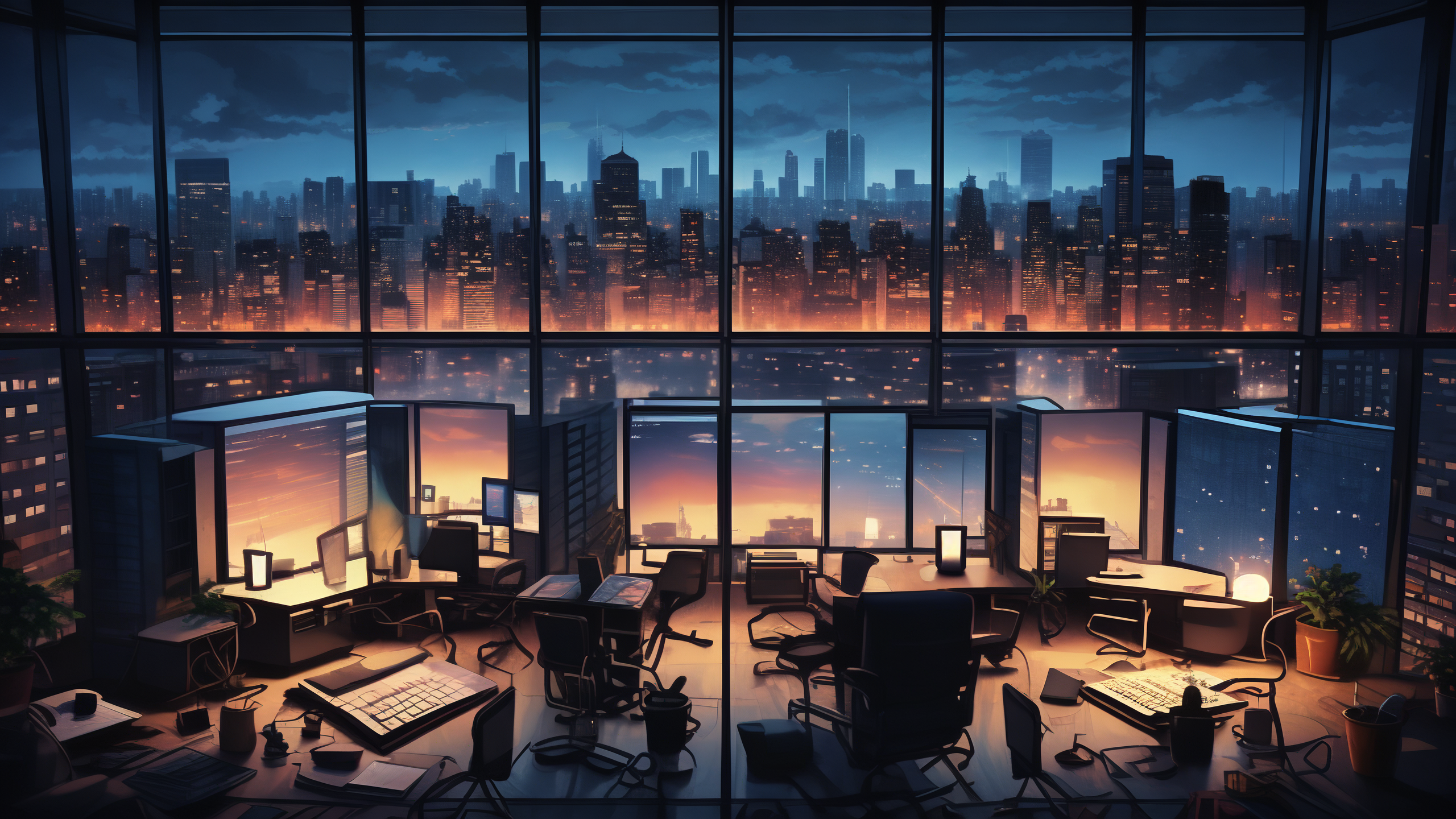 动画办公室的图片-动画片办公室office